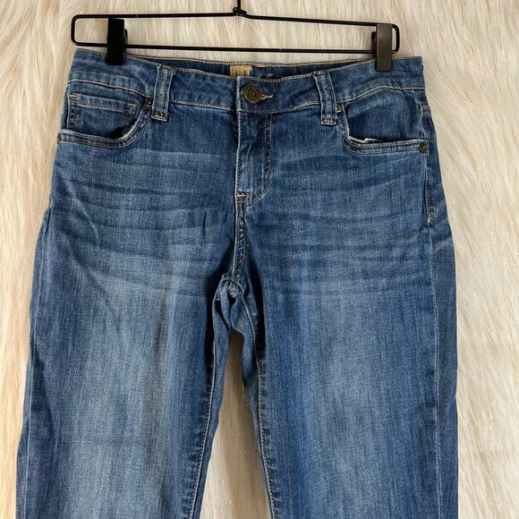 Kut from The Kloth Bardot Skinny Boyfriend Medium Wash Denim Jeans Size 6 - Picture 2 of 11